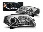 True DRL Chrome koplampen geschikt voor VW Passat B6 3C, Auto-onderdelen, Nieuw, Volkswagen, Verzenden