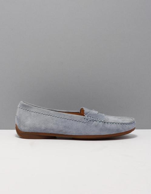 Si harmkje mocassins dames blauw  2213221 l.blue suede 38, Kleding | Dames, Schoenen, Nieuw, Verzenden