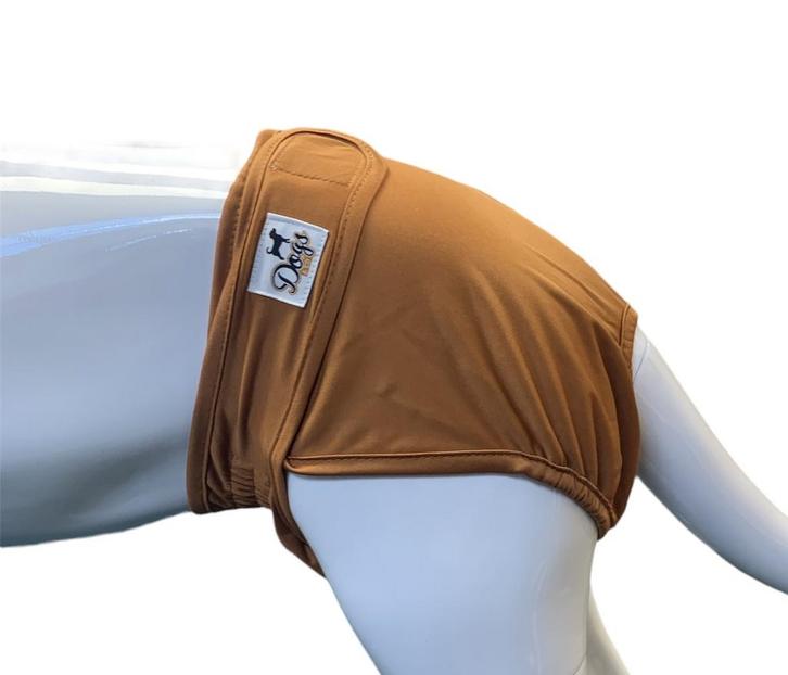 Loopsheidbroekje Bruin - Diverse maten (MedischLoopsheid), Dieren en Toebehoren, Hondenkleding, Hondenbroek, Nieuw, Ophalen of Verzenden