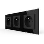 Livolo | Zwart | SR+SR+SR | French | Wandcontactdoos, Ophalen of Verzenden, Nieuw