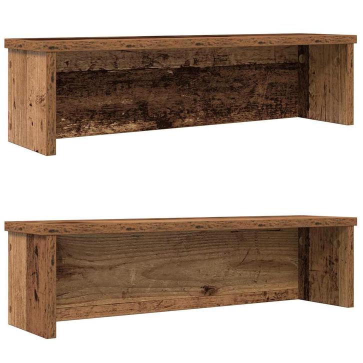 vidaXL Keukenrekken stapelbaar 2 st 50x15x16 cm oud, Huis en Inrichting, Keuken | Keukenbenodigdheden, Nieuw, Verzenden