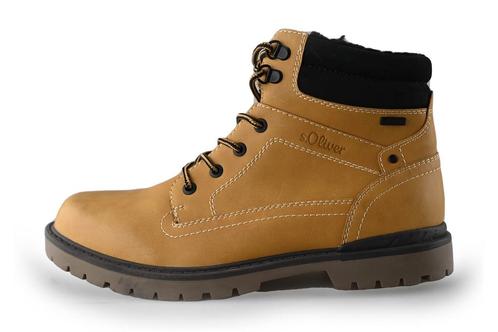 s. Oliver Veterboots in maat 42 Cognac | 10% extra korting, Kleding | Heren, Schoenen, Overige kleuren, Zo goed als nieuw, Boots
