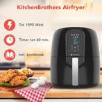 2dekans | KitchenBrothers Airfryer XXL – 7,2L Inhoud & 7, Ophalen of Verzenden