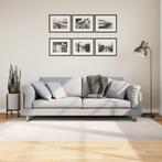 vidaXL Vloerkleed IZA laagpolig Scandinavisch 140x200 cm, Verzenden, Nieuw, Crème