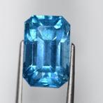 Blauw Aquamarijn  - 13.29 ct - Gemological Institute of, Sieraden, Tassen en Uiterlijk, Edelstenen, Nieuw