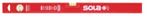 Sola P80 kunststof Waterpas 80cm - 2 libellen 1,00mm/m rood, Nieuw, Ophalen of Verzenden