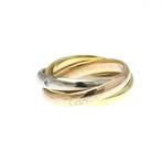 Cartier - Ring - 18 karaat Witgoud, roze goud, Geel goud, Nieuw