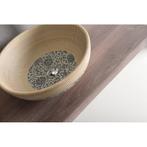 Waskom Sapho Priori Rond 42x15 cm Keramiek Decor Beige /, Ophalen of Verzenden, Nieuw