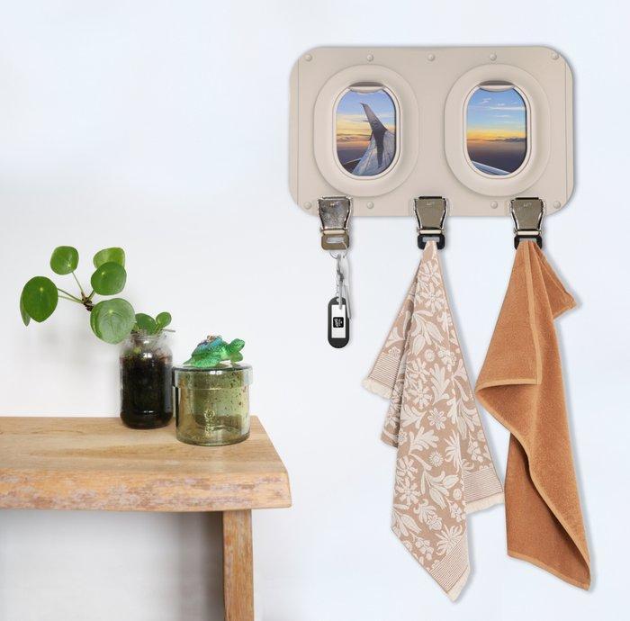 Trap Trading - Kapstok - Aluminium - Aviation wandbord, Antiek en Kunst, Antiek | Wandborden en Tegels