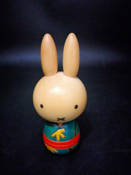 Beeldje, prachtige vintage creatieve kokeshi , (volkskunst), Antiek en Kunst, Curiosa en Brocante