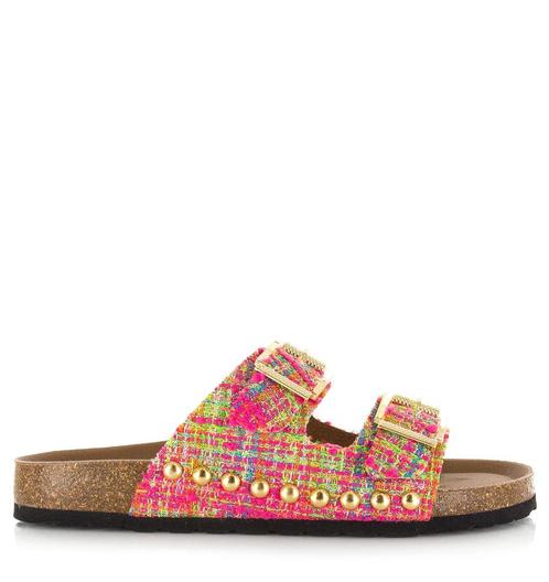 -41% DWRS Label  DWRS Label Dwrs malibu tweed | pink slipper, Kleding | Dames, Schoenen, Slippers, Roze, Nieuw, Verzenden