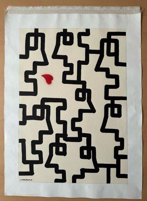 MrKas (1980) - Voces entrelazadas, Antiek en Kunst, Kunst | Schilderijen | Modern
