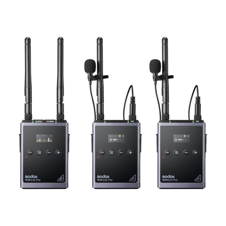 Godox WMicS1 Pro Kit 2 Wireless Microphone System, Muziek en Instrumenten, Microfoons, Gebruikt, Verzenden
