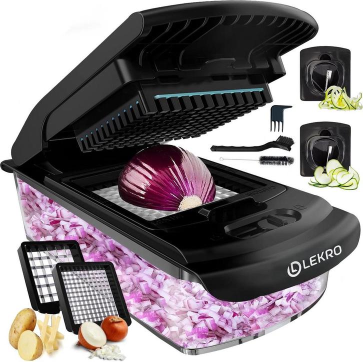 Lekro Multifunctionele Groentesnijder - Uiensnijder, Huis en Inrichting, Keuken | Keukenbenodigdheden, Nieuw, Ophalen of Verzenden