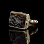 Ottomaanse Rijk Ring met steen inleg met Schorpioen (Zonder, Antiek en Kunst