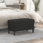 vidaXL Bankje 70x35x41 cm stof zwart, Verzenden, Nieuw, Stof, Minder dan 150 cm