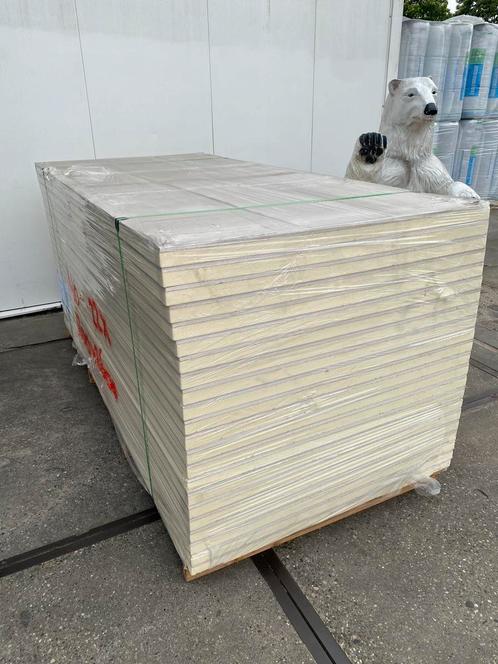 Prijsvoordeel! PIR-Gips 12,5mm Gips | 40mm PIR | 1200x2600mm, Doe-het-zelf en Verbouw, Isolatie en Afdichting, 4 tot 8 cm, 15 m² of meer