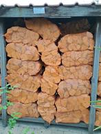 Haardhout in netzakken (eiken, essen, berken of haagbeuk), Tuin en Terras, Haardhout, Minder dan 3 m³, Ophalen, Eikenhout, Blokken