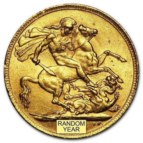 Verenigd Koninkrijk. British Gold Sovereign King George V, Postzegels en Munten, Edelmetalen en Baren