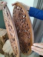 Beeld, Natuurlijke wanddecoratie met symboliek - 60 cm - 60, Antiek en Kunst, Kunst | Designobjecten