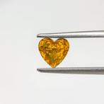 1 pcs Diamant  (Natuurlijk gekleurd)  - 1.01 ct - Hart -, Nieuw