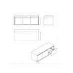 Kast Best Design Horizon Just Solid 120x40x40cm Mat Wit, Ophalen of Verzenden, Nieuw