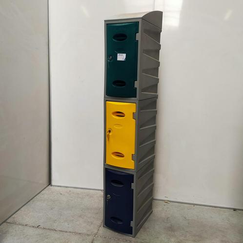 3-delige Extreme modulaire KUNSTSTOF lockers - 194x32x46 cm, Huis en Inrichting, Kasten | Lockerkasten, Ophalen of Verzenden