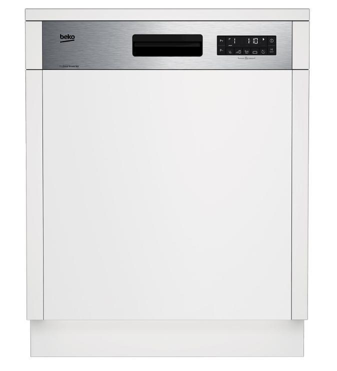 Beko Bdsn36451x Semi-geïntegreerde Half Inbouw Vaatwasser  -, Witgoed en Apparatuur, Vaatwasmachines, Nieuw, 85 tot 90 cm, Ophalen of Verzenden