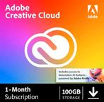 Adobe Creative Cloud All Apps | Productcode | 1 maand, Computers en Software, Ontwerp- en Bewerkingssoftware, Nieuw, MacOS