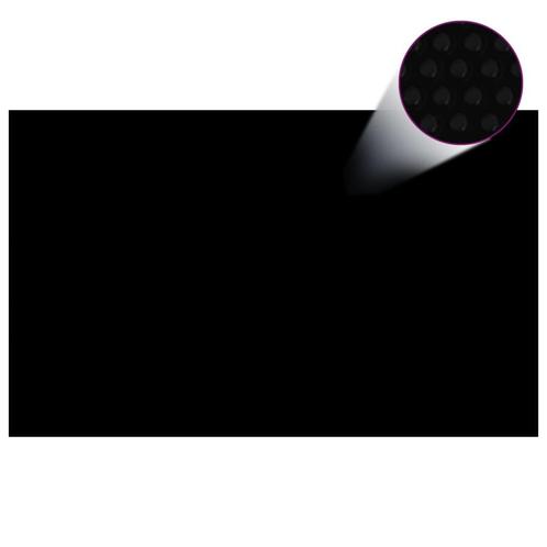 vidaXL Zwembadhoes 260x160 cm PE zwart, Tuin en Terras, Zwembad-toebehoren, Nieuw, Verzenden
