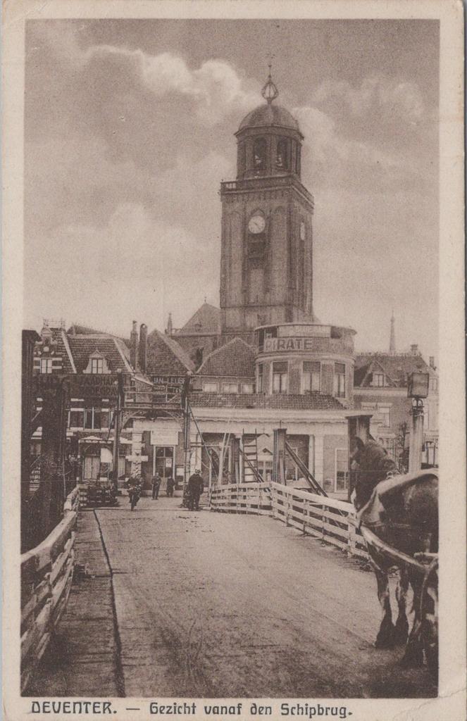 DEVENTER - Gezicht vanaf den Schipbrug, Verzamelen, Ansichtkaarten | Nederland