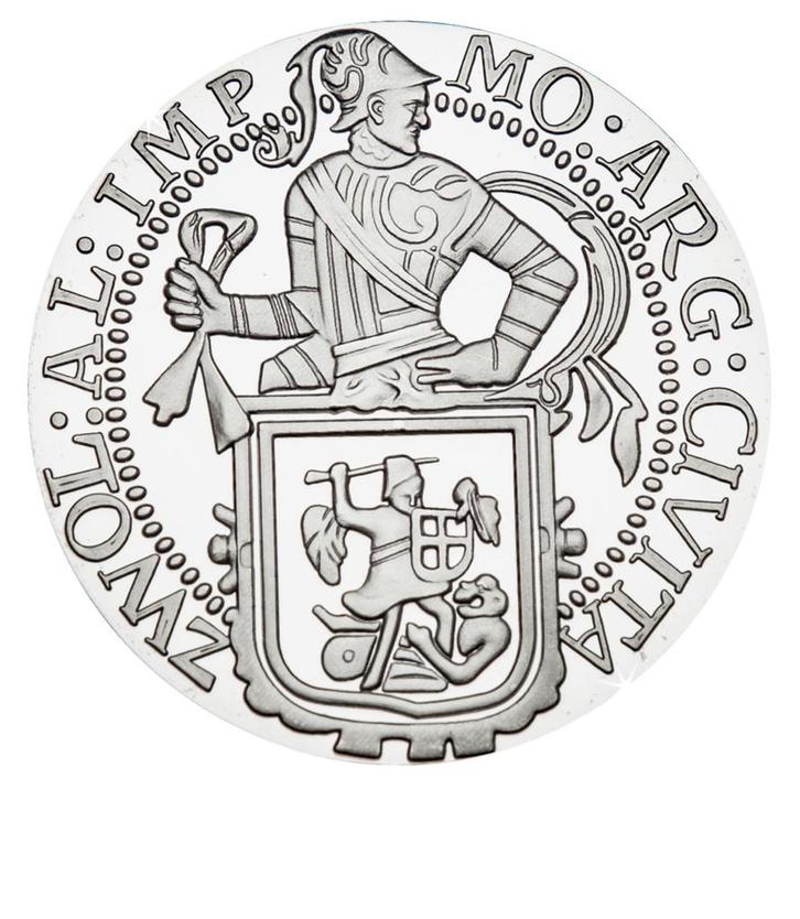 Officiële herslag zilveren Leeuwendaalder, Postzegels en Munten, Penningen en Medailles, Verzenden