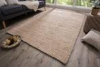 Handgemaakt tapijt WOL 240x160cm beige van wol - 38761, Ophalen of Verzenden, Nieuw