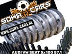 Spoorverbreders Spacers audi vw seat 5x100 57,1 15mm, Auto diversen, Tuning en Styling, Verzenden