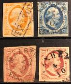 Nederland 1852 - Koning Willem III - Michel Nr. 1-3, Postzegels en Munten, Postzegels | Nederland, Gestempeld