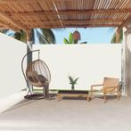 vidaXL Windscherm uittrekbaar 200x600 cm crèmekleurig, Verzenden, Nieuw