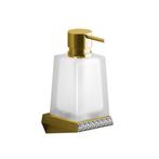 Zeepdispenser Sapho Soul Crystal Hangend 350 ML Goud, Ophalen of Verzenden, Nieuw, Bad