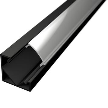 LED Strip Profiel - Velvalux Profi - Zwart Aluminium - 1