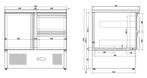 Combisteel Horeca Koelwerkbank | 257L | 1 Deur (1/1 GN) + 2, Ophalen of Verzenden, Nieuw