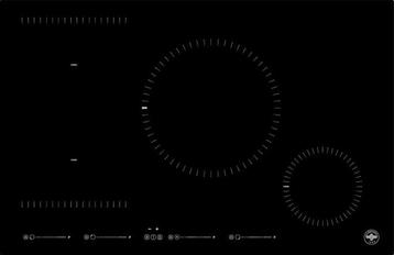 La Germania Inductie kookplaat 78cm