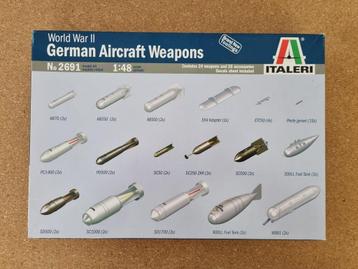 Italeri 2691 WW2 German Aircraft Weapons 1:48 SEALED beschikbaar voor biedingen