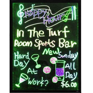40cm*30cm LED schrijfbord incl. stiften beschikbaar voor biedingen