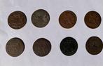 Nederland, Provinciale munten Duit 1739/1792, 8 stuks, Postzegels en Munten, Munten | Nederland