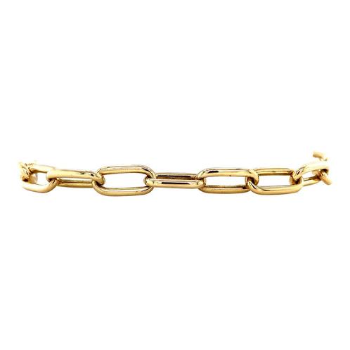 Gouden anker armband 19 cm 14 karaat, Sieraden, Tassen en Uiterlijk, Armbanden, Goud, Zo goed als nieuw, Goud, Verzenden