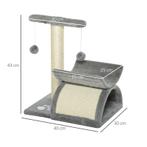 TRUUSK Krabpaal Speelboom Kattenkrabpaal Kattenkrabpaal Met, Dieren en Toebehoren, Katten-accessoires, Verzenden, Nieuw
