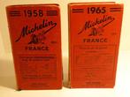 Pneu Michelin - Lot de 2 Guides Michelin France - 1958-1965, Antiek en Kunst