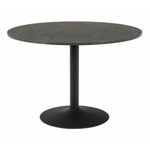 SALE: -23% Eettafel Heeze - Marmer - Zwart - Ø 110 cm - 74, Huis en Inrichting, Tafels | Eettafels, Nieuw, 200 cm of meer, Verzenden