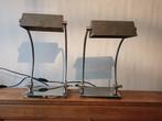 Bureaulamp (2) - geborsteld aluminium- chroom - design