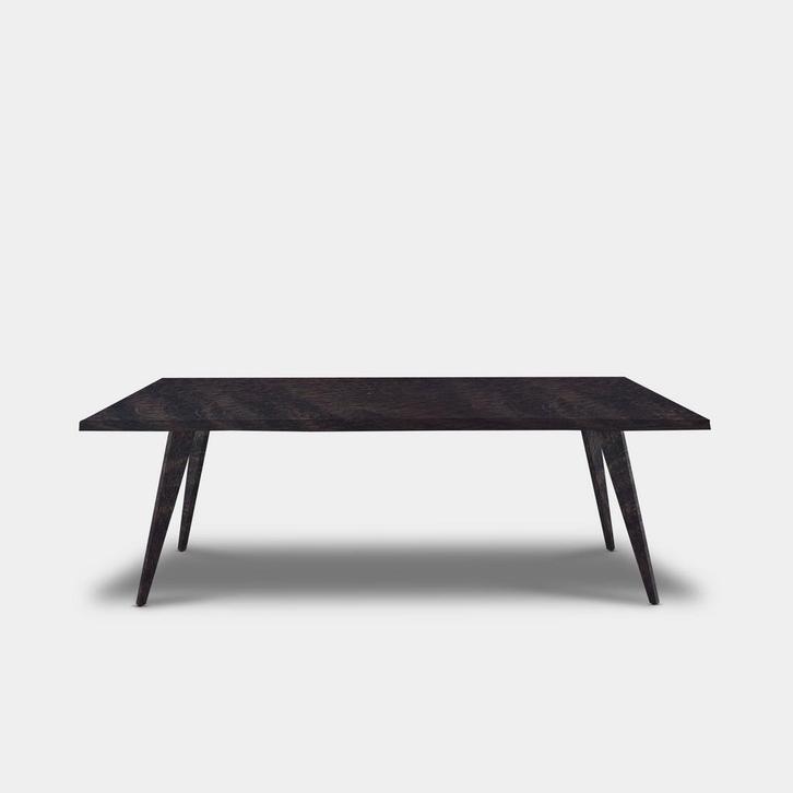 Tafel Boomstam Eikenhout  Hout Onderstel  220x100, Huis en Inrichting, Tafels | Eettafels