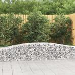 vidaXL Schanskorven 20 st gewelfd 400x50x40/60 cm, Tuin en Terras, Bloembakken en Plantenbakken, 100 cm of meer, Verzenden, Nieuw